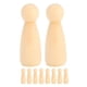 thumbnail image 5 of Pintar Muñeca de Muñeca 10pcs Muñecas Figura de Superficie Finamento Pulida Juguete Lindos Juguetes para Niños Para Pintar Decoraciones Artesanales, 5 of 7