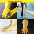 thumbnail image 4 of Guantes de limpieza XCF resistentes al agua y al aceite amarillo M, 4 of 4