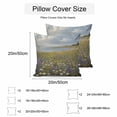 thumbnail image 3 of Waterproof Throw Pillow Covers Set of 2, 26x26 Inch Spring Floral Decorative Pillowcases Outdoor Pillow Slip Cushion Covers Set for Couch Tent Modern Oil Painting Botanical Farmhouse, 3 of 7