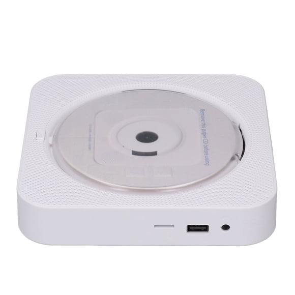 Portable CD Player, BT CD Player with Speakers 2 Modes Wall Mount Desktop Portable Home CD Music Player Rechargeable with Remote Control