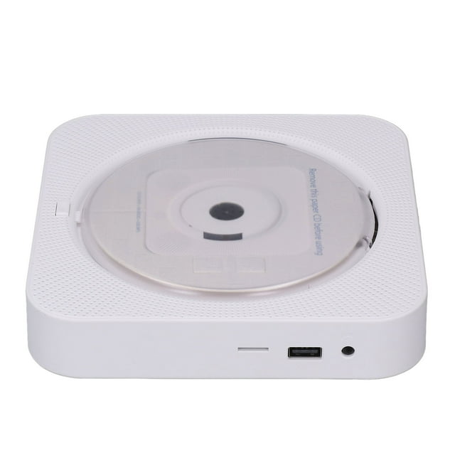 Portable CD Player, BT CD Player with Speakers 2 Modes Wall Mount Desktop Portable Home CD Music Player Rechargeable with Remote Control