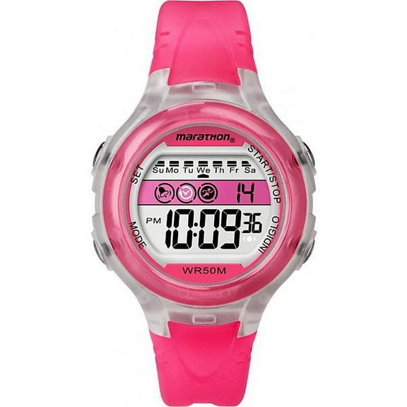 Timex Women s 5K425 Marathon Pink Digital Watch