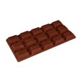 thumbnail image 2 of Fat Daddio's Polycarbonate Chocolate Mould - Bar, 15 pieces, 2 of 2
