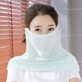 thumbnail image 3 of Máscara facial unisex Transpirable Seda de hielo Delgado portátil para actividades al aire libre de verano, 3 of 7