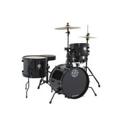 Ludwig LC178X016 Questlove Pocket Kit 4-Piece Drum Set, 4-10 Yrs, Black