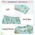 thumbnail image 4 of joogoo Cactus Flower Pajamas Set Long Sleeve Soft Cotton Sleepwear 2 Piece 18M, 4 of 7