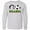 AC-Heather Grey, variant on Inktastic Go, Brazil- Soccer, Football Long Sleeve Youth T-Shirt