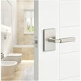 thumbnail image 5 of Sure-Loc LV101 FBL GRIP-KN 26 Levanto Passage Door Lever Set - Flat Black / Polished, 5 of 7