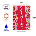 thumbnail image 2 of Toland Home Garden Red Floral Sale Flower Sale Flag Double Sided 28x40 Inch, 2 of 5