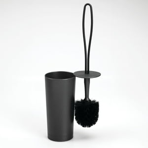 Mainstays Loop Toilet Brush and Holder, Black