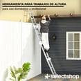 thumbnail image 4 of Escalera 12 Peldaños Andamio Multiposiciones Plegable 3.35m Color Plateado, 4 of 7