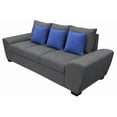 thumbnail image 4 of Sala Modular 3-2 El Bazar Store Islandia Lino nacional Gris Oxford Sofá Love seat, 4 of 5