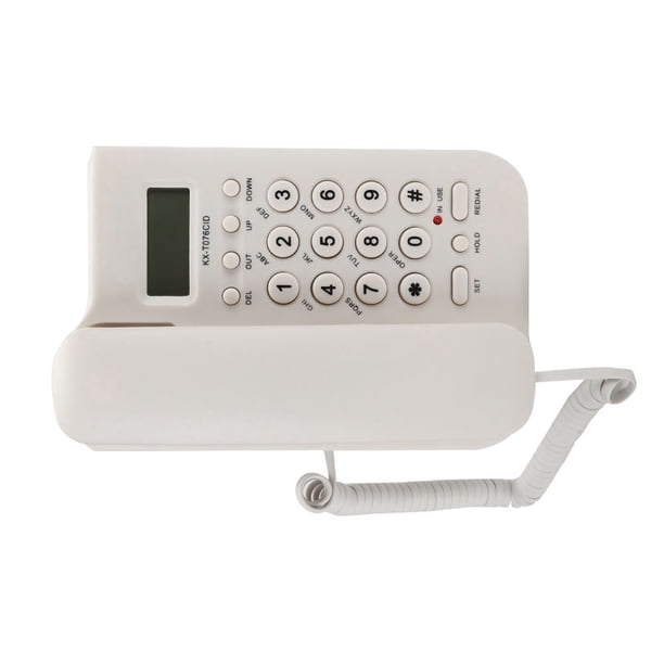 Teléfono Fijo básico binatone teléfono con cable cable casa negra kx t076cid bt telefonos inalmbros