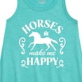 thumbnail image 2 of International Harvester - Horses Make Me Happy - Youth Girls A-line Dress, 2 of 5