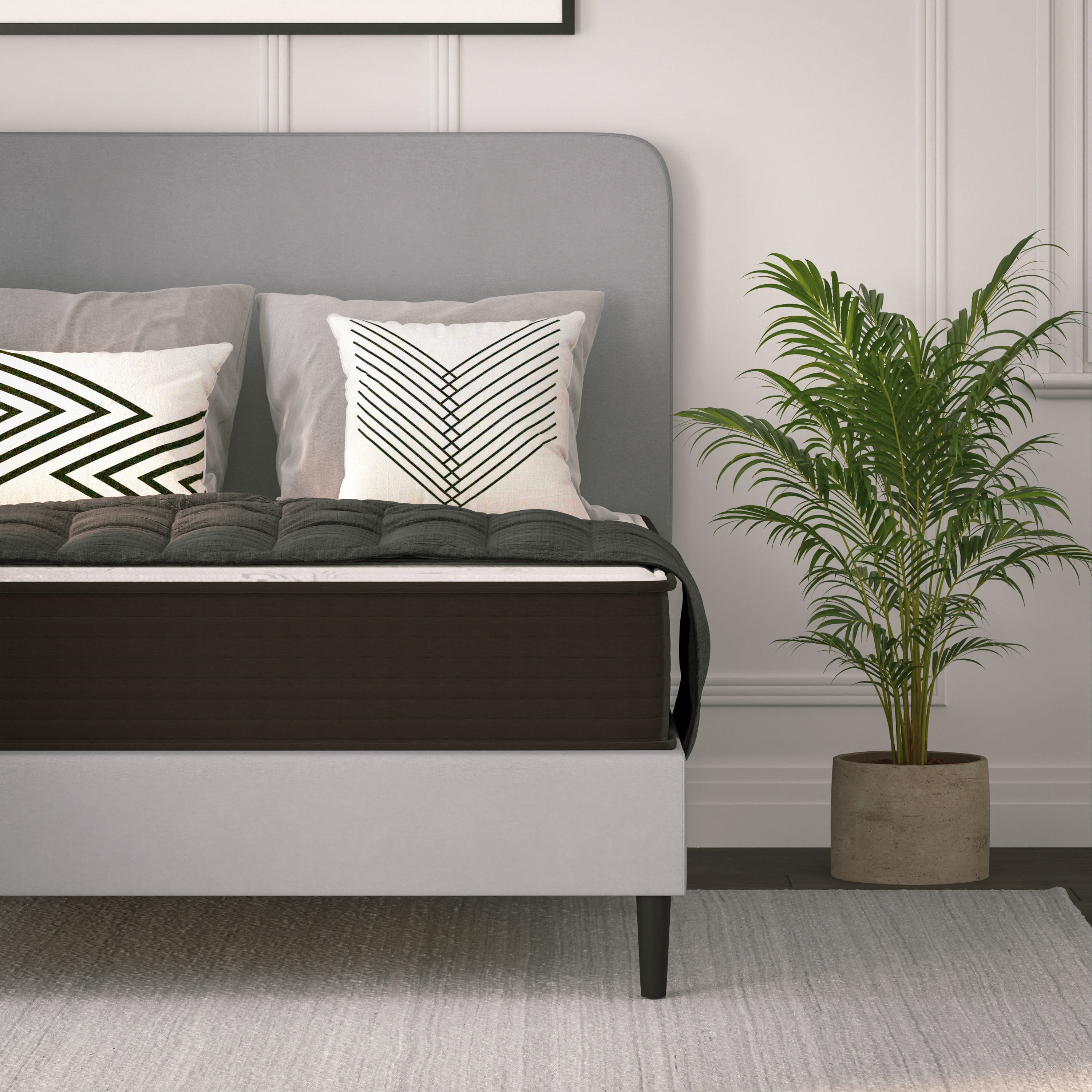 Flash Furniture Dream 10” Foam & Pocket Spring Hybrid Mattress, Full