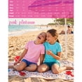 thumbnail image 7 of Pink Platinum Girls Swim Cover Up - Hooded Terry Cloth Zip Up Swimsuit Coverup Dress for Girls, 7 of 7