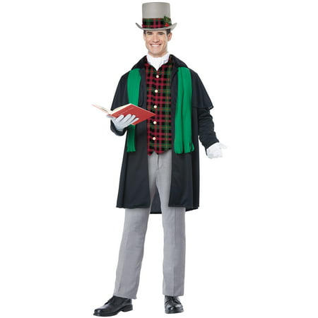 Holiday Caroler Man Adult Costume
