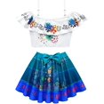 thumbnail image 1 of Traje de baño de dos piezas para la playa con estampado de princesa para niñas JAMW Sencillez, 1 of 5