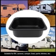 thumbnail image 3 of Évier de Cuisine RV, Évier de Lavabo RV Intégré Installer 12L Capacité Scratch Facile à Nettoyer 15 X 11 X 5,7 Po avec Trou de Vidange de 1,6 Po pour RV, 3 of 8