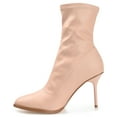 thumbnail image 2 of Journee Womens Gizzel Almond Toe Stiletto High Ankle Booties, 2 of 8
