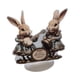 thumbnail image 5 of Letrero acrílico de conejito de Pascua, placa decorativa de conejo, decoración de Pascua, centro de mesa con 2 conejitos, 5 of 9