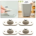 thumbnail image 4 of 2x 4pcs Caja de almacenamiento de polea Ruedas Bote de Ruedas giratorias adhesivas inferiores Rodillo para muebles - de material acero ino Gloria Rueda de polea de caja de almacenamiento, 4 of 9