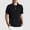 Grey, variant on Adult Polo T Shirts for Men Short Sleeve Button Tee Shirt Loose Fit Gold Men's Dress Shirts