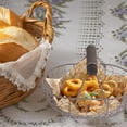 thumbnail image 3 of 1 piezas de almacenamiento de hierro Bocadillos Bocadillos Fruta Cesta de pan Frasco Fries Sirviendo Bandeja, 3 of 5