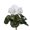 White, variant on Vickerman 11" Artificial Polyester Red Cyclamen Bush