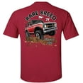 thumbnail image 3 of Fair Game Rare Breed Ford Bronco T-Shirt, Classic Vintage Retro Bronco 1971 Truck, ford graphic tee-Cardinal-2x, 3 of 6