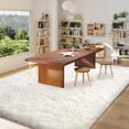 thumbnail image 3 of Janvonne Fluffy Area Rugs for Living Room,Bedroom,Dorms,6x9ft Soft Shaggy Sofa-side Carpet, Home Decor Aesthetic,Cream White, 3 of 8