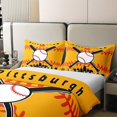 thumbnail image 4 of Equipo 100% Algodón Funda Nórdica King para Niños Jóvenes Hombres,Niños Ropa de cama de béisbol para, 4 of 7