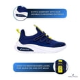 thumbnail image 2 of Zapatillas deportivas sin cordones Nautica para niños Bungee Cobalt Lime, 2 of 6