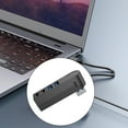 thumbnail image 3 of 270 Degree Rotatable USB3.0 Hub 4 Port Small Splitter for Laptop PC Portable Hub, 3 of 8