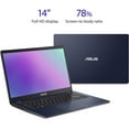 thumbnail image 3 of ASUS Laptop L410 Ultra Thin Laptop, 14” FHD Display, Intel Celeron N4020 Processor, 4GB RAM, 128GB Storage, NumberPad, Windows 11 Home in S Mode with Tigology Accessories, 3 of 7