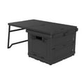thumbnail image 4 of S SERENABLE Boîte de Camping Extérieure Pliable Bac de Rangement pour Pêche Randonnée Auto VR Noir, 4 of 9