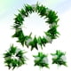 thumbnail image 5 of Juego de 4 guirnaldas de fiesta con hojas de flores artificiales, diadema, collar y pulsera para fiesta hawaiana en la playa tropical., 5 of 7