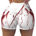 thumbnail image 2 of Fotbe Bloody Hand Shorts Sin Costuras – Shorts Deportivos de Cintura Alta para Mujer, Elásticos para Gimnasio, Yoga, Running o Ciclismo-Large, 2 of 8