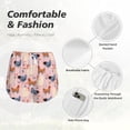thumbnail image 4 of Gukieu Funny Chicken Print Women's Sports Shorts with Drawstring Elastic Waistband for Running, Yoga, Fitness-X-Large, 4 of 7