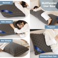 thumbnail image 2 of Almohada corporal YZ HOME Long para adultos con espuma viscoelástica triturada, 2 of 9