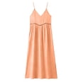 thumbnail image 6 of LIaqionyy Womens Cotton Linen Dresses Sleeveless Casual Loose Summer V Neck A Line Beach Boho Maxi Dress, 6 of 7
