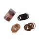 thumbnail image 2 of Cubo Combinado de Goma, Goma Fina, Coletero para el Cabello, 100 Unidades, Rizos, 2 of 2