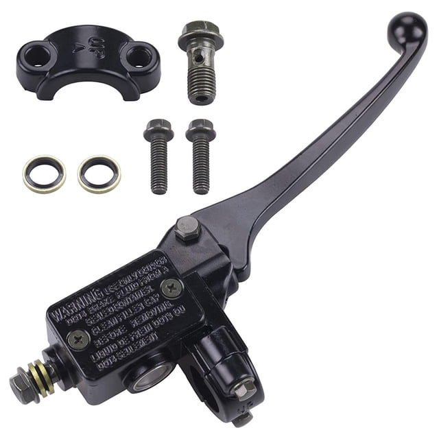 Bomba de freno de motocicleta Cilindro maestro delantero Palanca de freno hidráulico Aluminio 7/8 pulgadas para XR CRF50-125CC