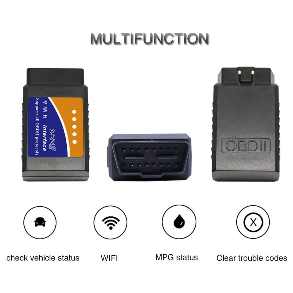 Car Code Reader WiFi Scanner Tool Diagnostic for Cars,OBD2 Code Scanner Adapter for iOS & Android Support All OBDII Protocols Joaruy OBD2 Scanner 
