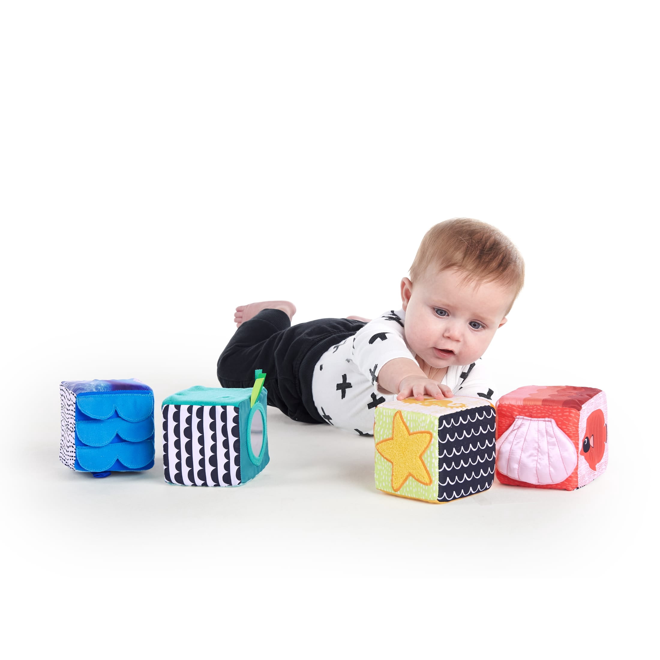 Baby Einstein Explore & Discover Soft Blocks Toys, Ages 3 months +
