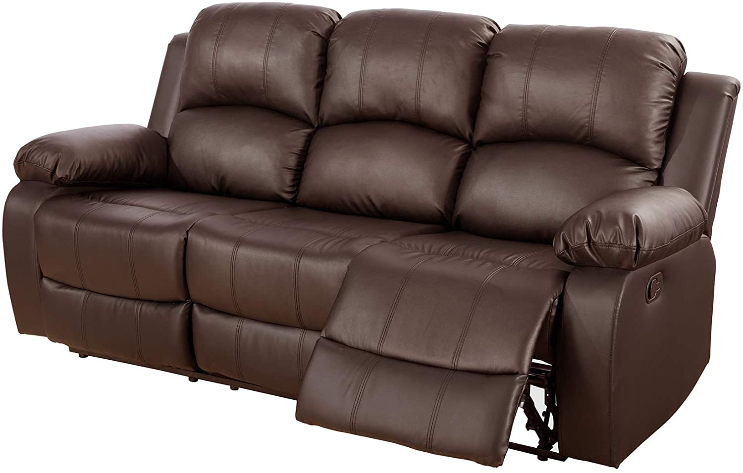 PonLiving Furniture Reclining Sofa Loveseat Chair Set Living Room SET