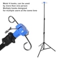 thumbnail image 4 of IV Stand, Portable IV Pole ABS Iron Steel with 4 Hooks for Clinic, 4 of 7