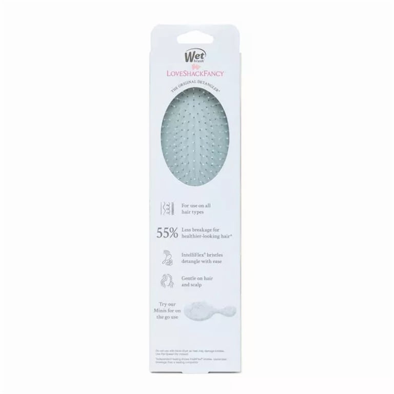 Wet Brush LoveShackFancy Floral Original Detangler - Light Blue LoveShackFancy Wetbrush Review: My Go-To Detangler & It main image 4