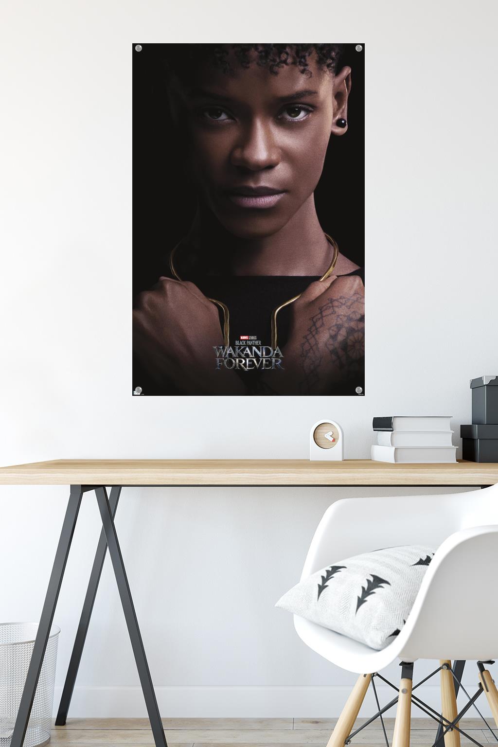 Marvel Black Panther: Wakanda Forever - Shuri One Sheet Wall Poster with Pushpins, 22.375" x 34"