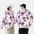 thumbnail image 6 of Haiem Orchids Flowers UPF 50+ Fishing Shirts for Men Long Sleeve UV Sun Protection Hoodie Non-Mask Outdoor Hiking Shirts, 6 of 9